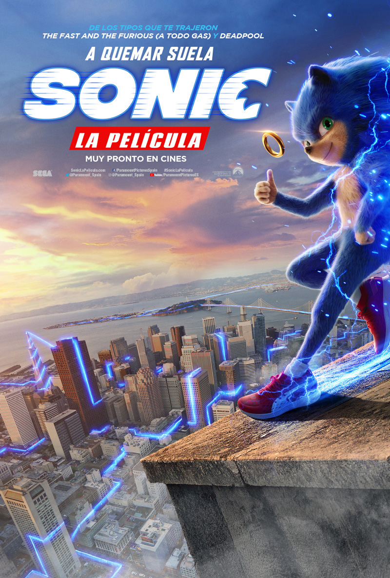 Primer tráiler de Sonic La Película - ECC Cómics