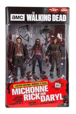 McFarlane Toys - The Walking Dead: Action figures pack TV series - MICHONNE, RICK and DARYL Heroes