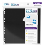 Hojas para archivador (10 unidades) 24-Pocket QuadRow Side-Loading - Negro