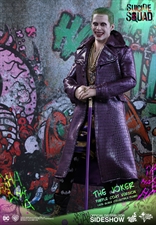 Hot Toys - JOKER Purple coat Suicide Squad / Figura de acción escala 1/6